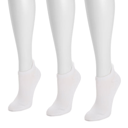 Muk Luks 3 Pack Cotton Compression Ankle Socks
