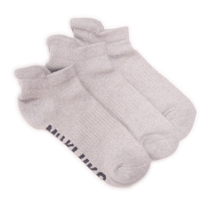 Muk Luks 3 Pack Cotton Compression Ankle Socks