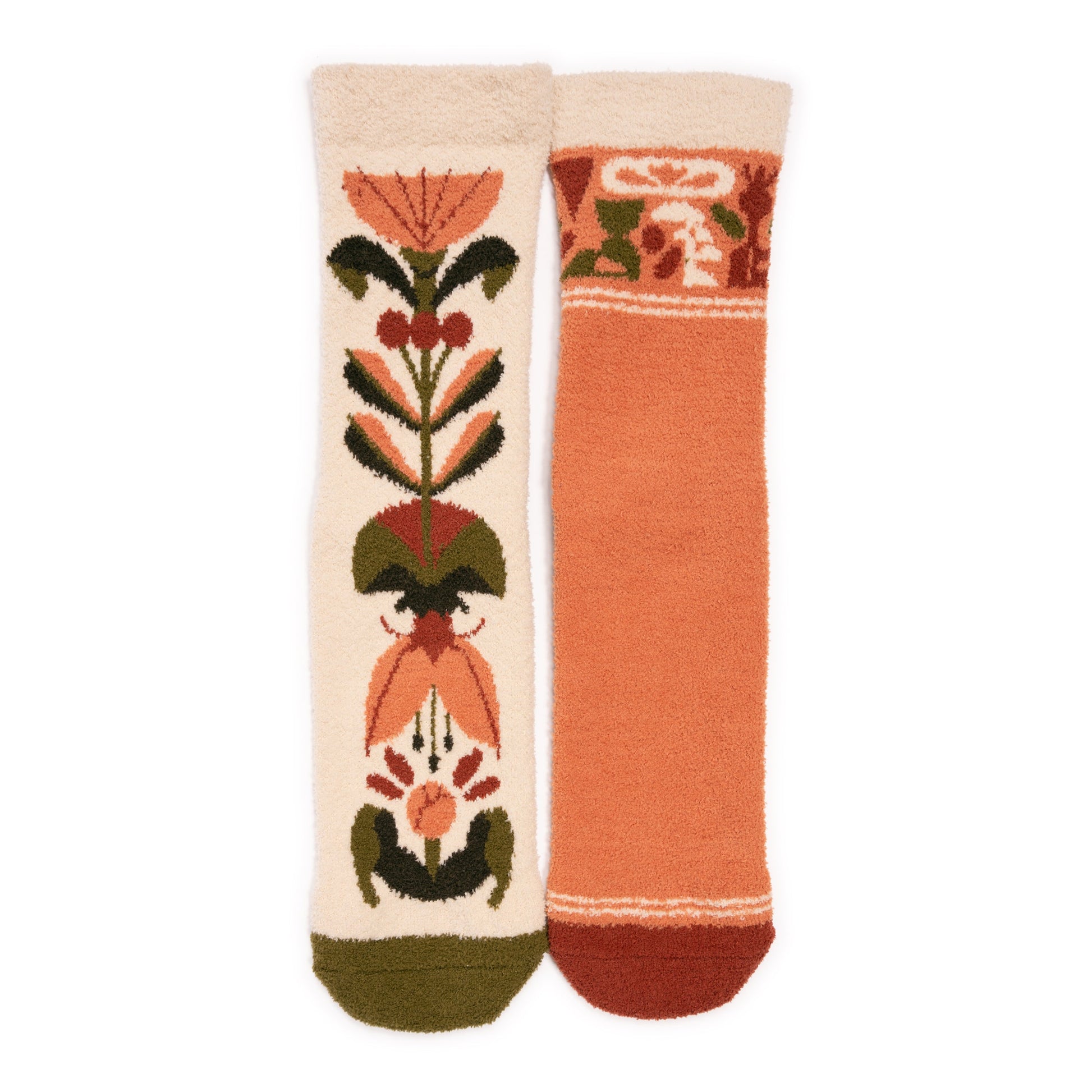 Muk Luks 2 Pack Cozy Crew Compression with Gripper