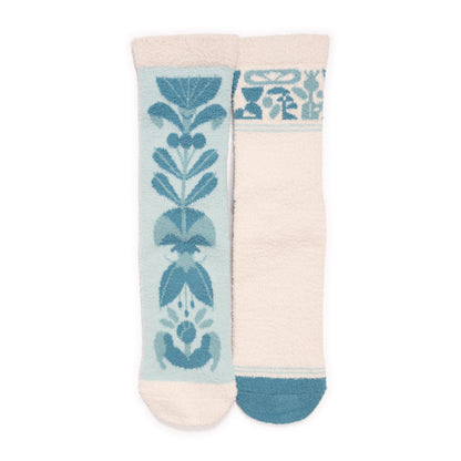 Muk Luks 2 Pack Cozy Crew Compression with Gripper