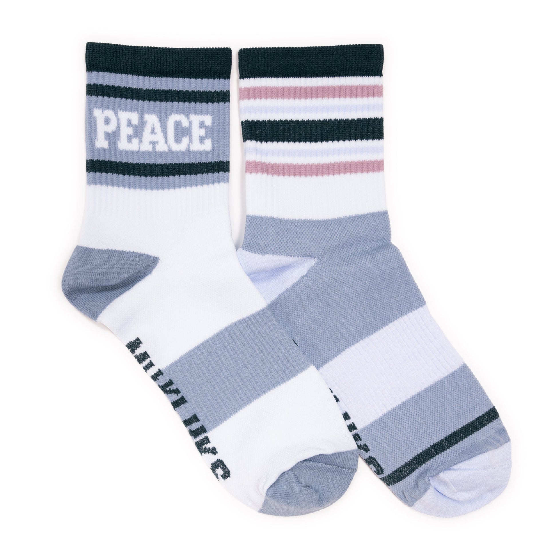 Muk Luks Studio Socks - Quarter Crew Nylon Compression 2 Pack