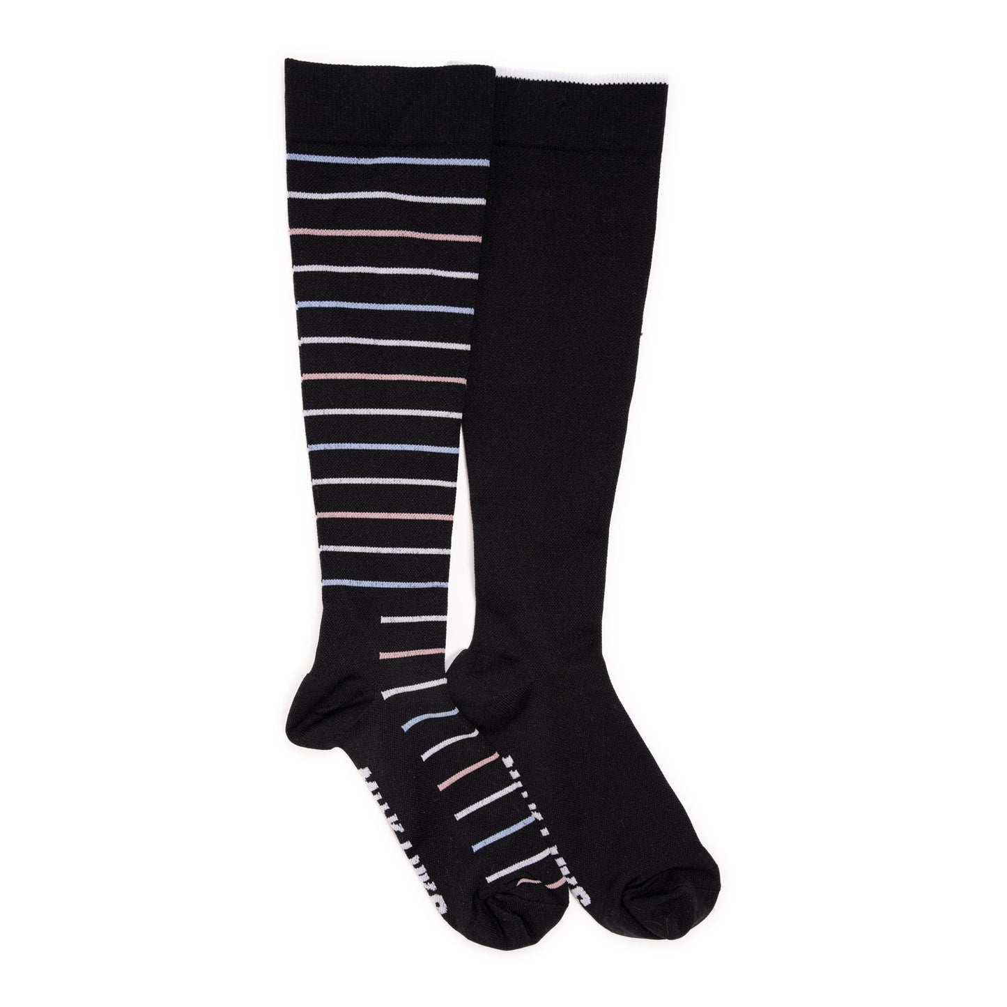 Muk Luks 2 Pair Pack Nylon Compression Knee High Socks