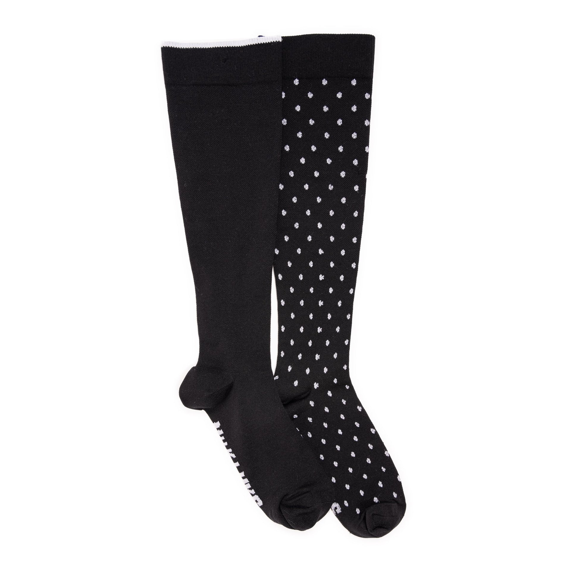 Muk Luks 2 Pair Pack Nylon Compression Knee High Socks