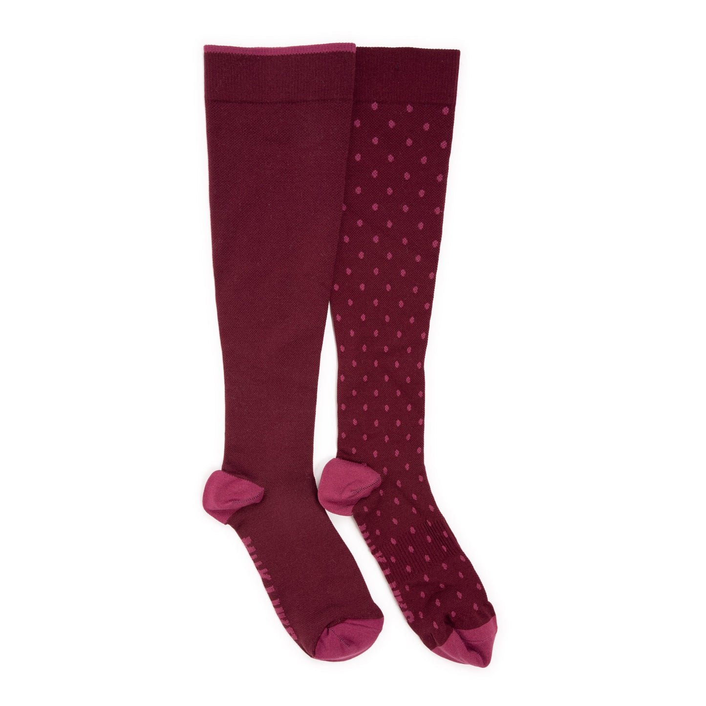 Muk Luks 2 Pair Pack Nylon Compression Knee High Socks