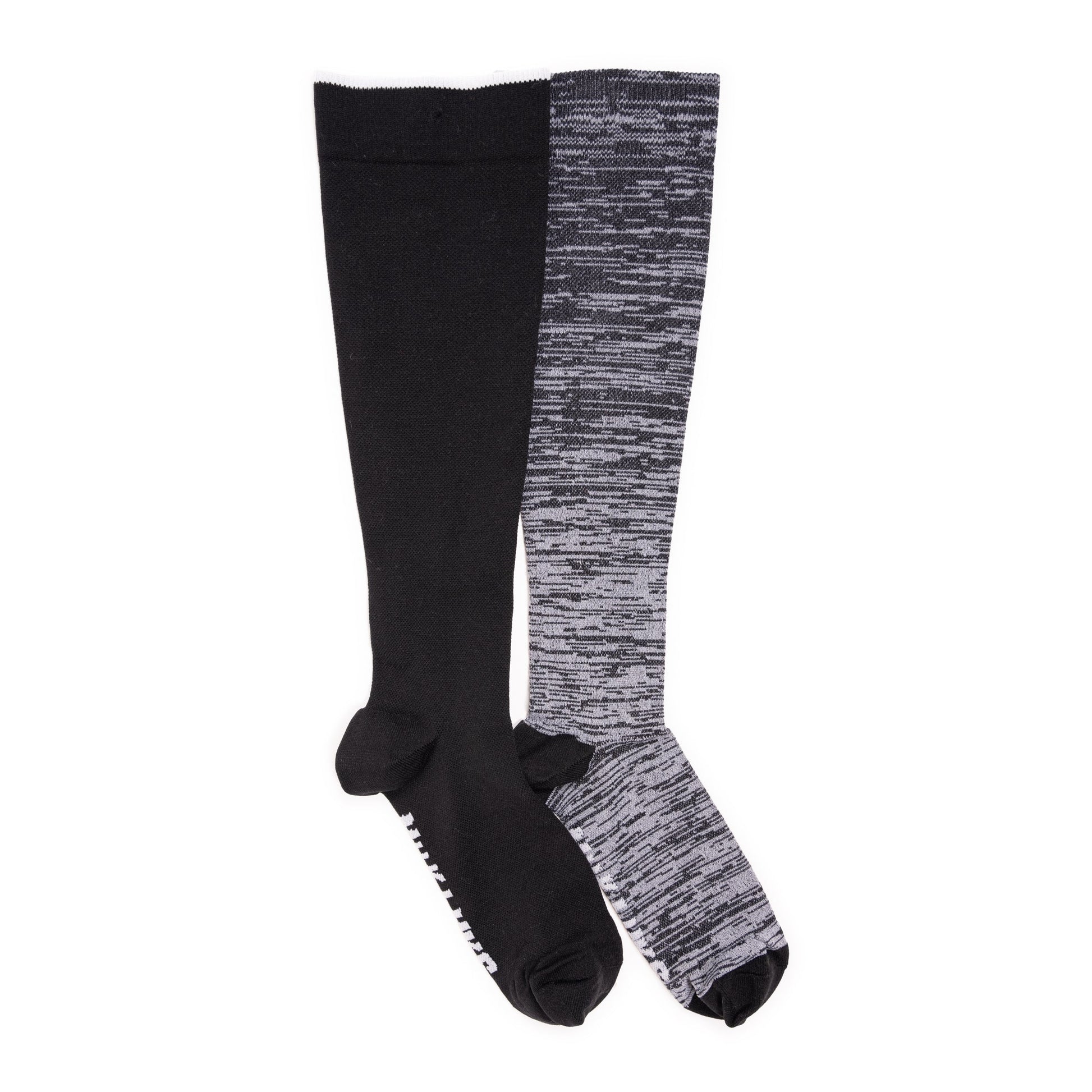 Muk Luks 2 Pair Pack Nylon Compression Knee High Socks