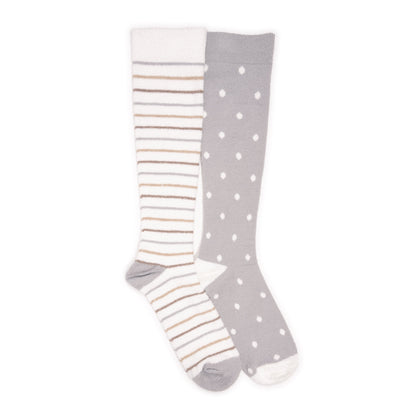 Muk Luks 2 Pack Knee-High Compression Cozy Sock