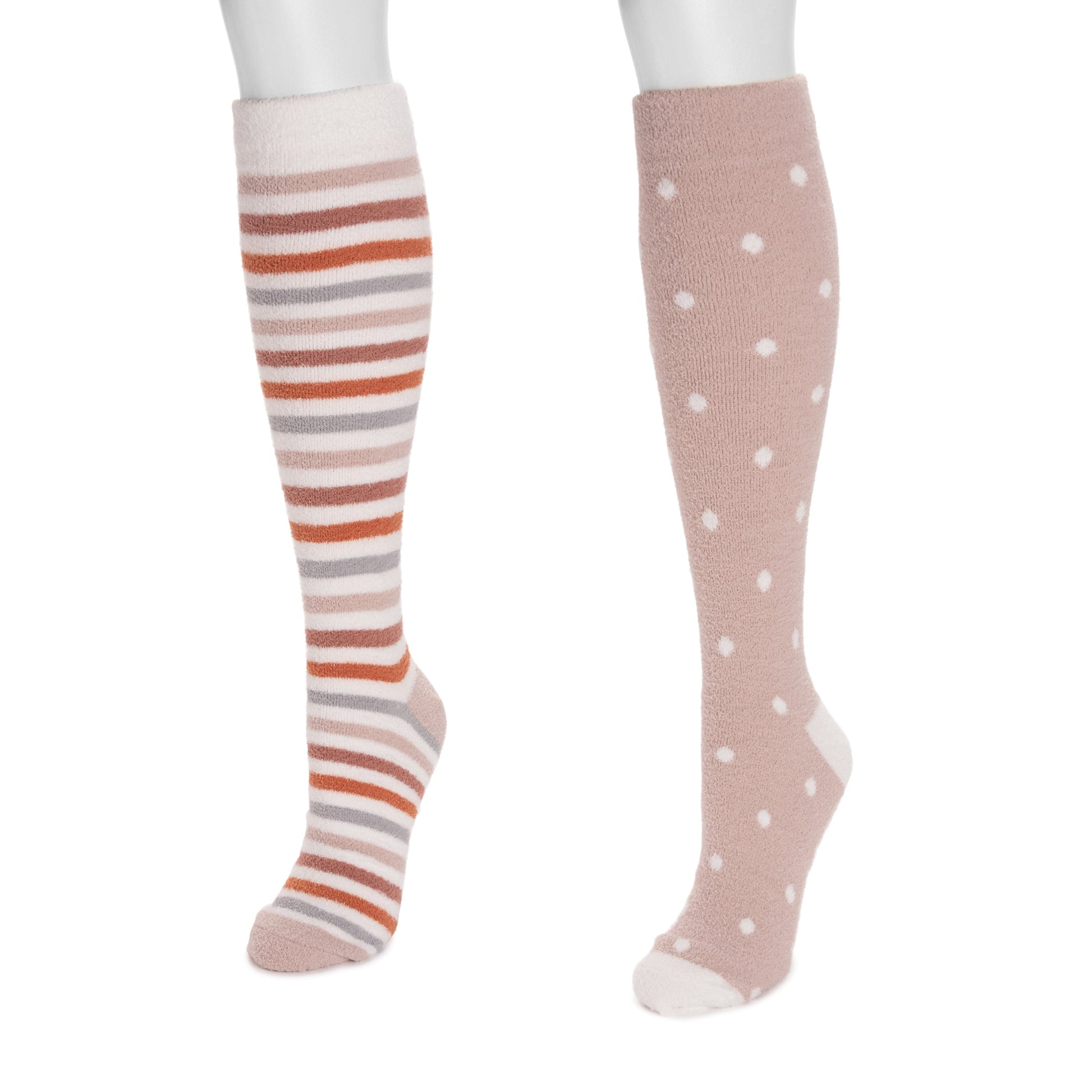 Muk Luks 2 Pack Knee-High Compression Cozy Sock