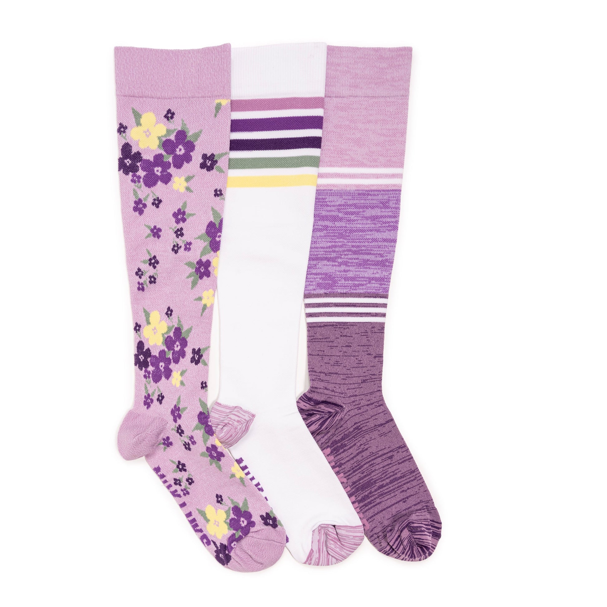 Muk Luks 3 Pair Pack Nylon Compression Socks