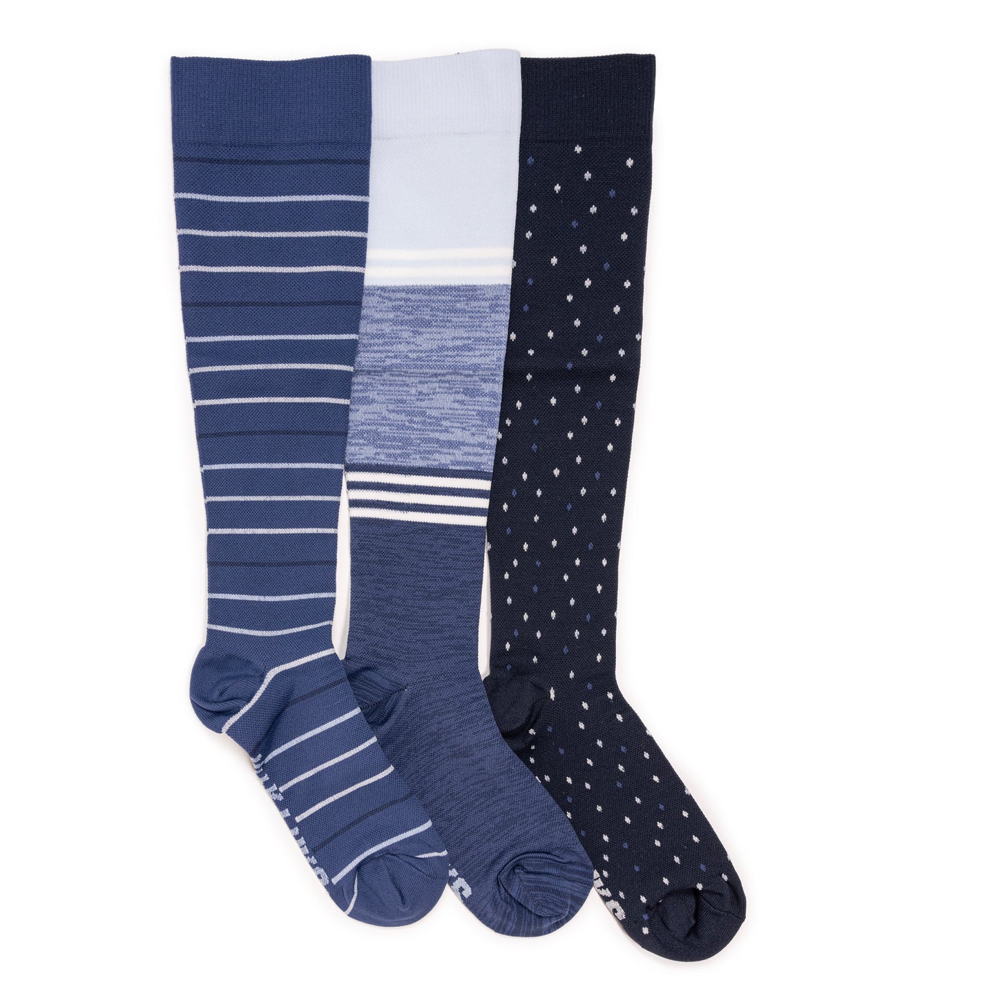 Muk Luks 3 Pair Pack Nylon Compression Socks