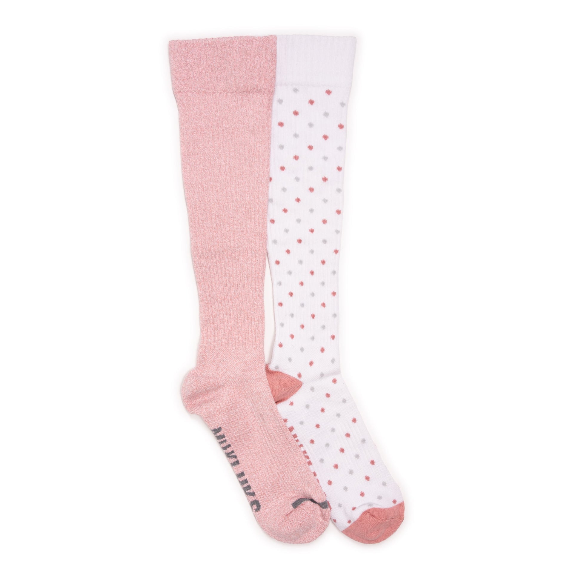 Muk Luks 2 Pair Pack Cotton Compression Knee High Socks