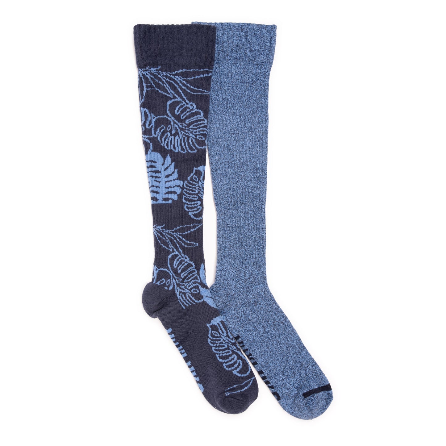 Muk Luks 2 Pair Pack Cotton Compression Knee High Socks