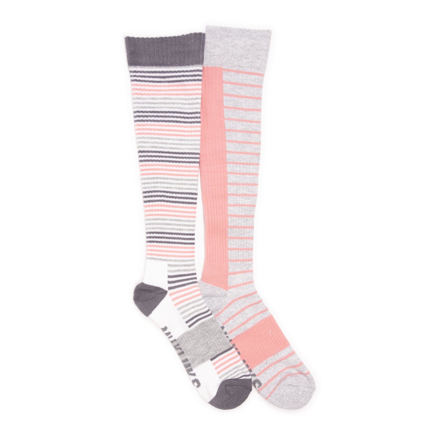 Muk Luks 2 Pair Pack Cotton Compression Knee High Socks