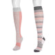Grey Pink Stipes
