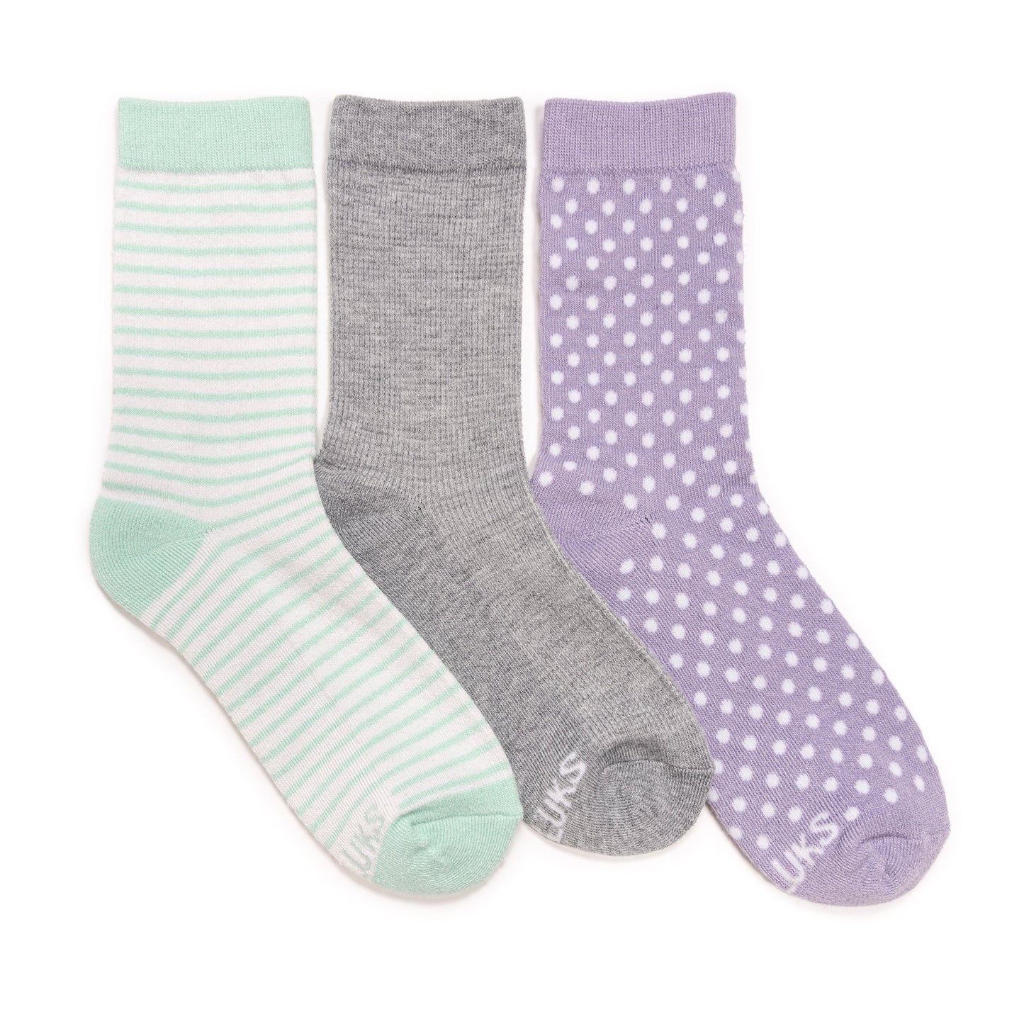 Muk Luks 6 Pack Dream Step Mini Crew Sock