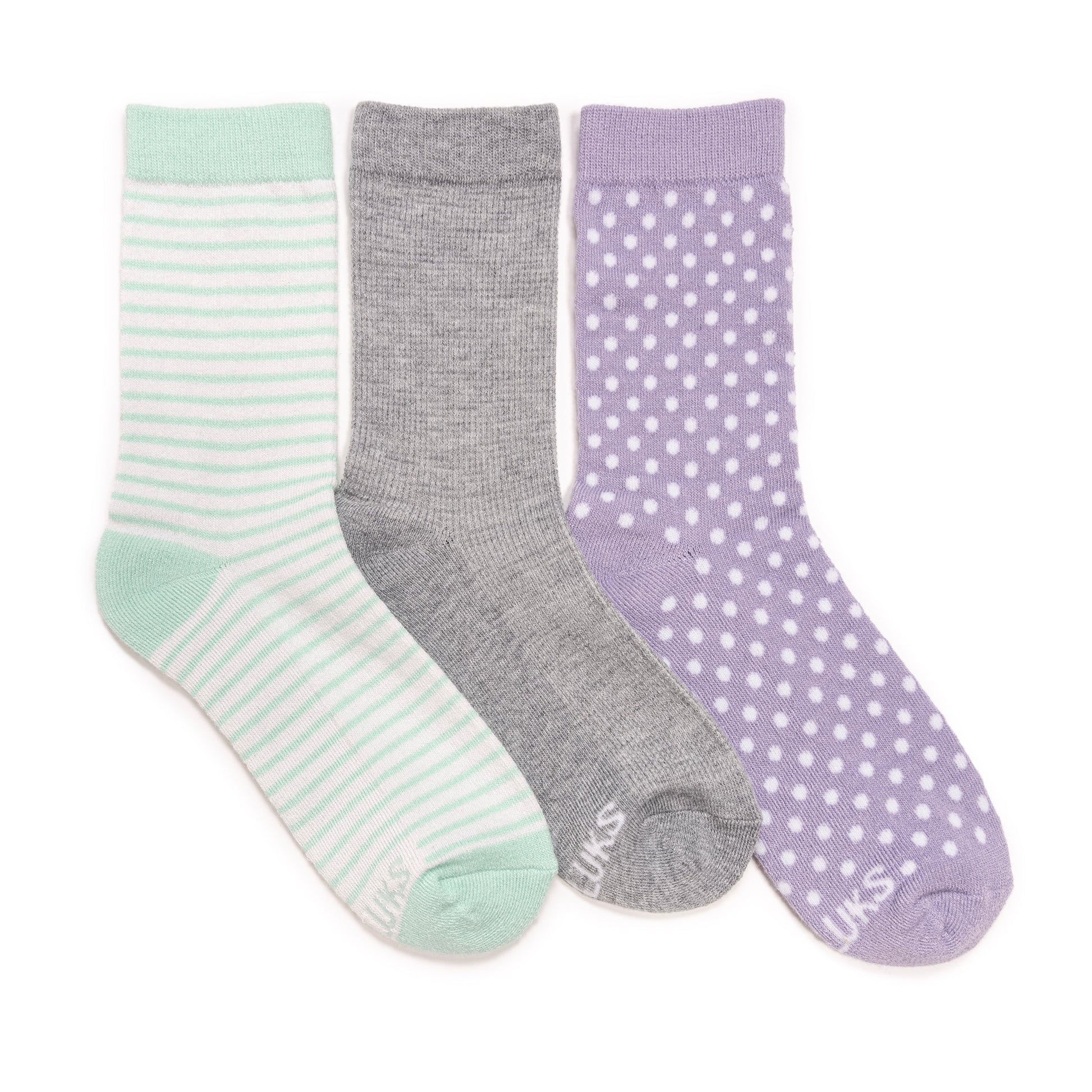 Muk Luks 6 Pack Dream Step Mini Crew Sock