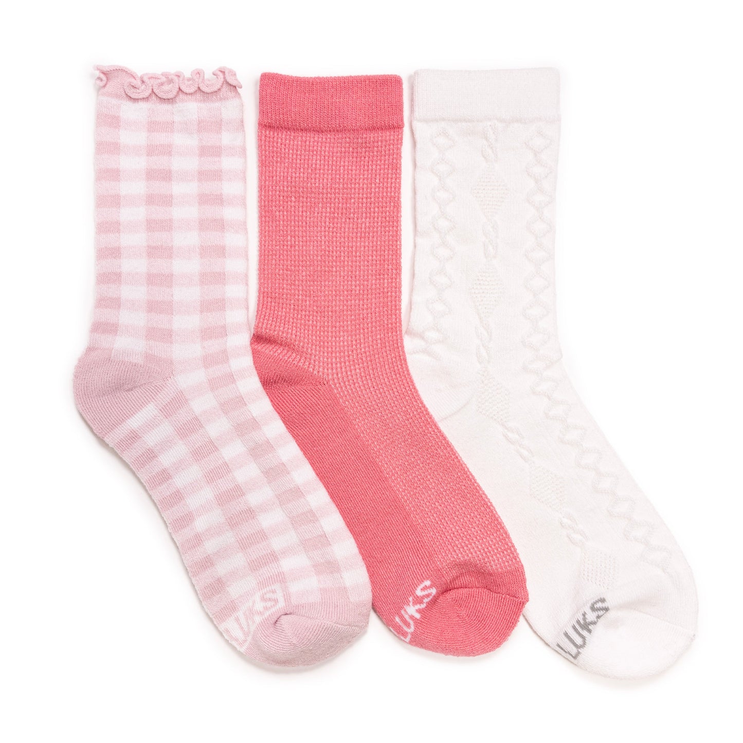 Muk Luks 6 Pack Dream Step Mini Crew Sock