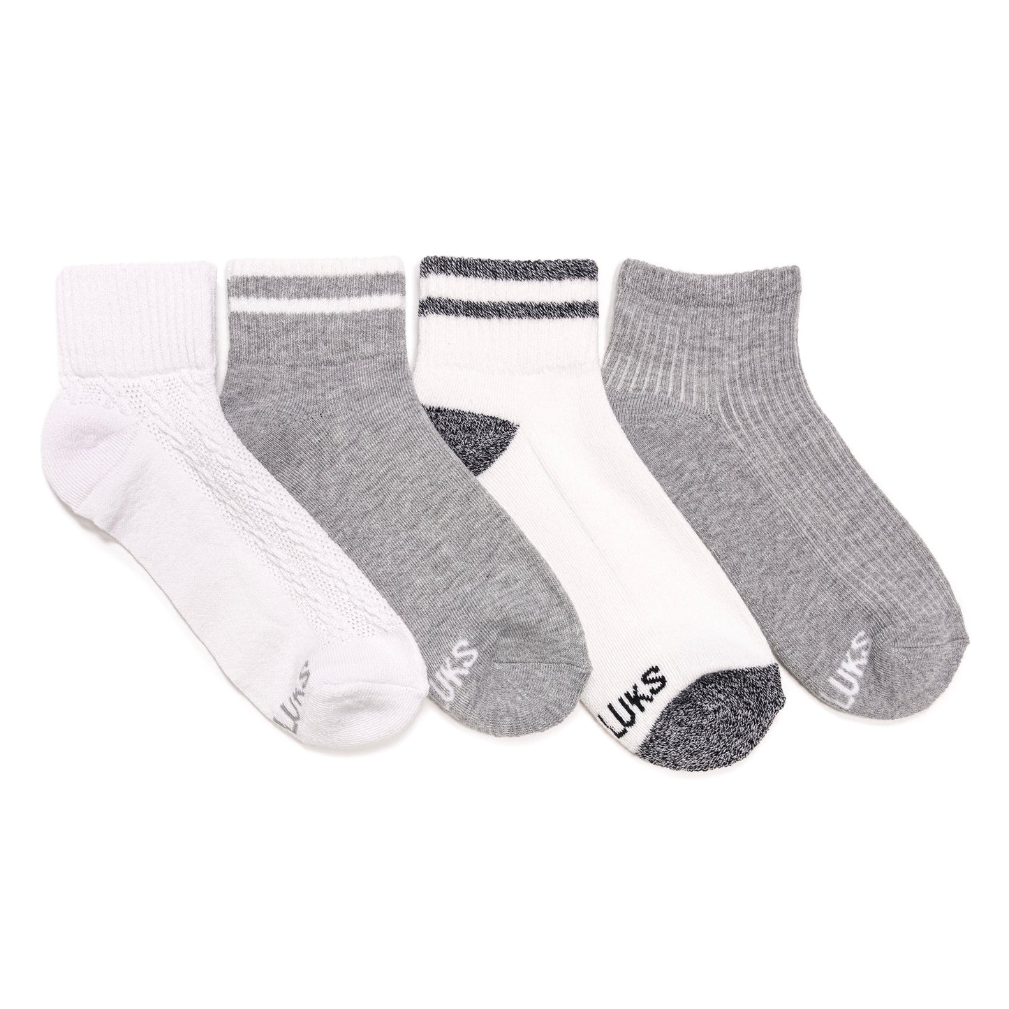 Muk Luks 6 Pack Dream Step Mini Crew Sock