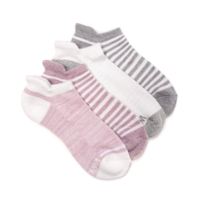 Muk Luks 4pk Dream Step Sporty Low Cut Ankle Sock
