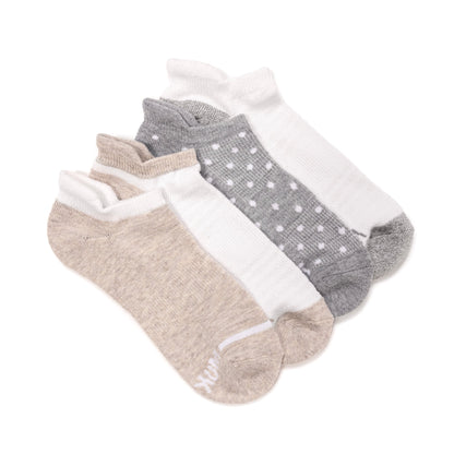 Muk Luks 4pk Dream Step Sporty Low Cut Ankle Sock
