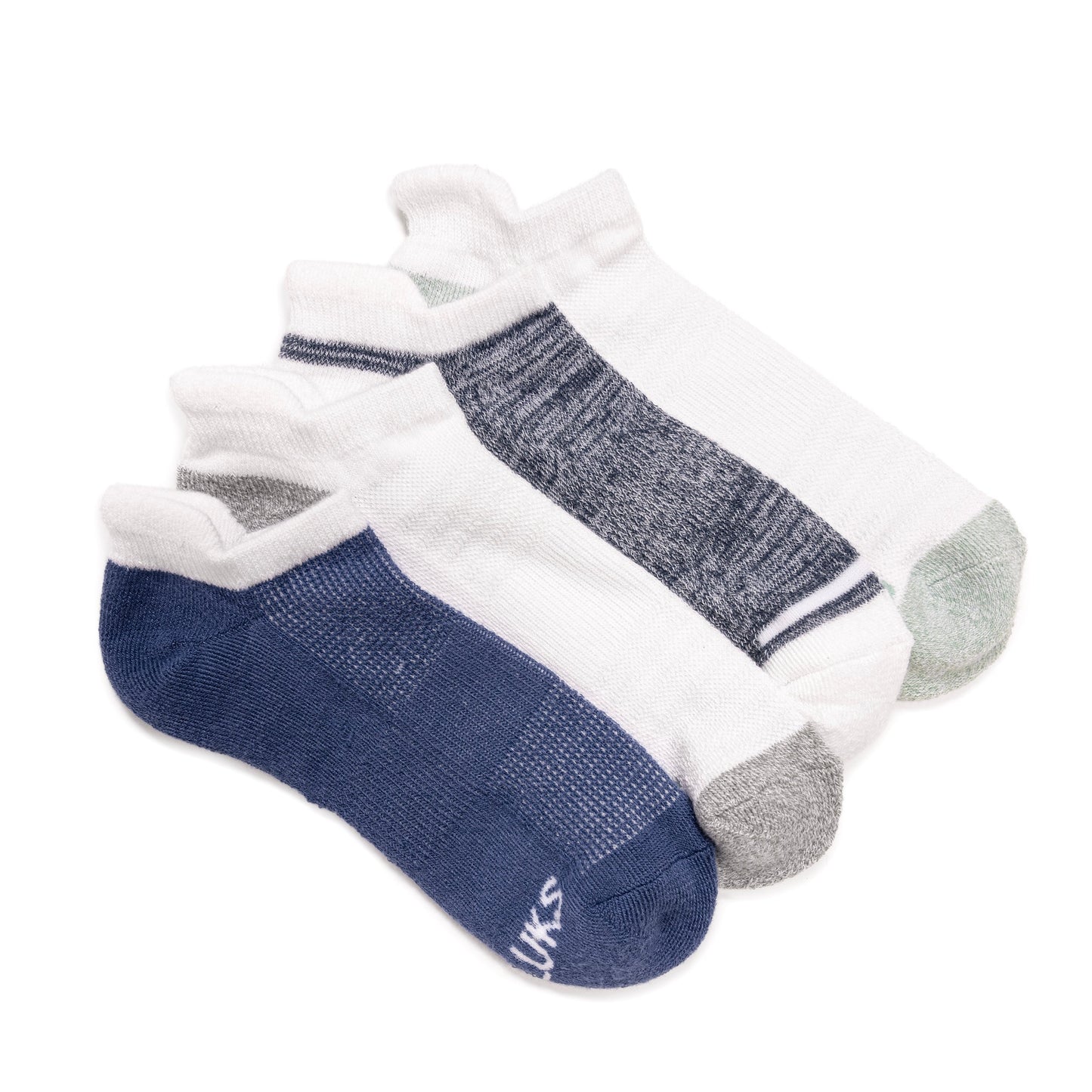 Muk Luks 4pk Dream Step Sporty Low Cut Ankle Sock
