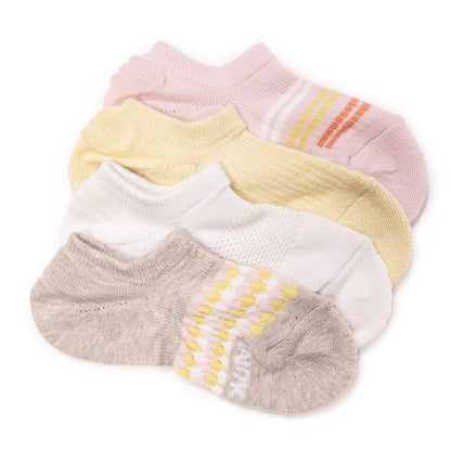 Muk Luks 4pk Dream Step No Show Sock Liner