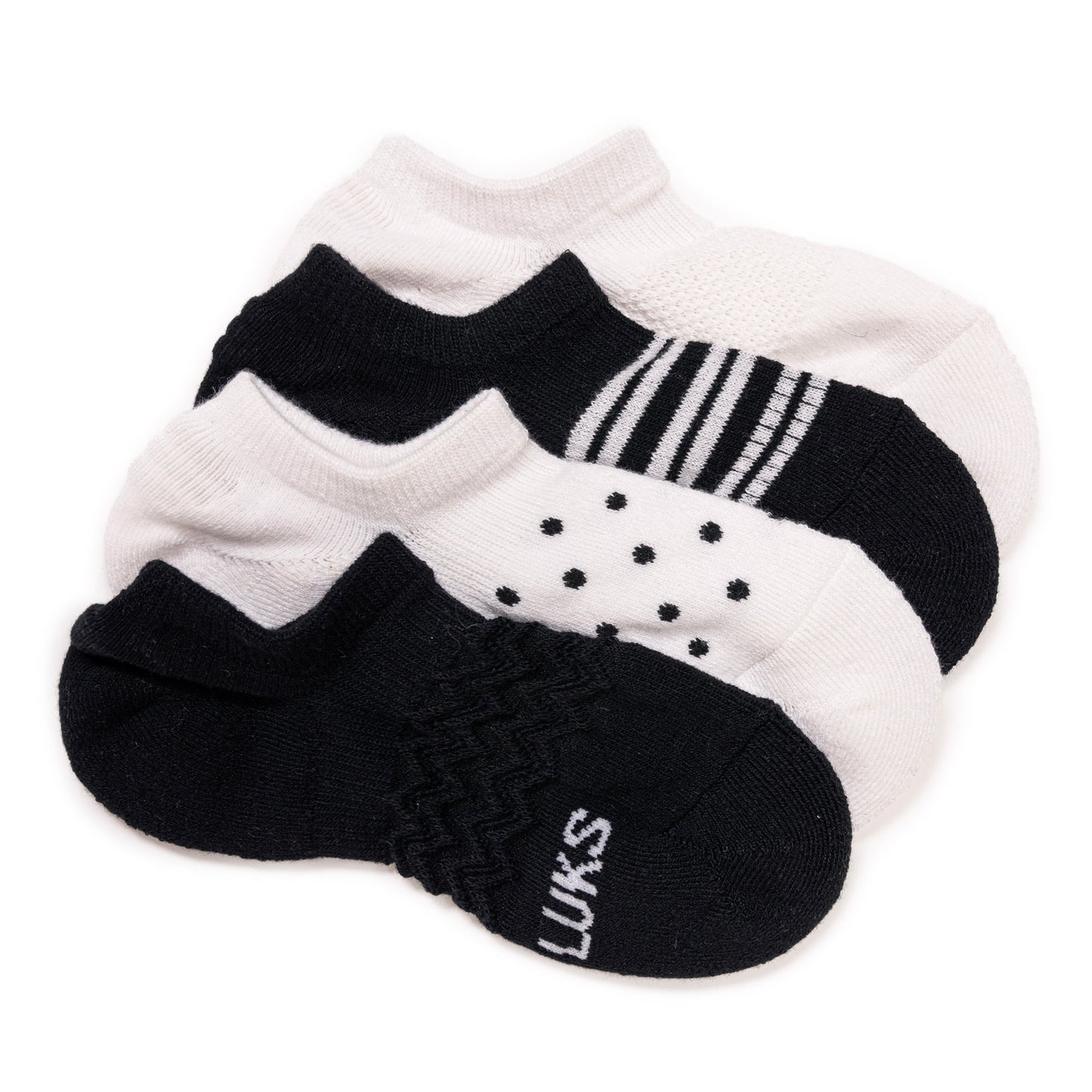 Muk Luks 4pk Dream Step No Show Sock Liner