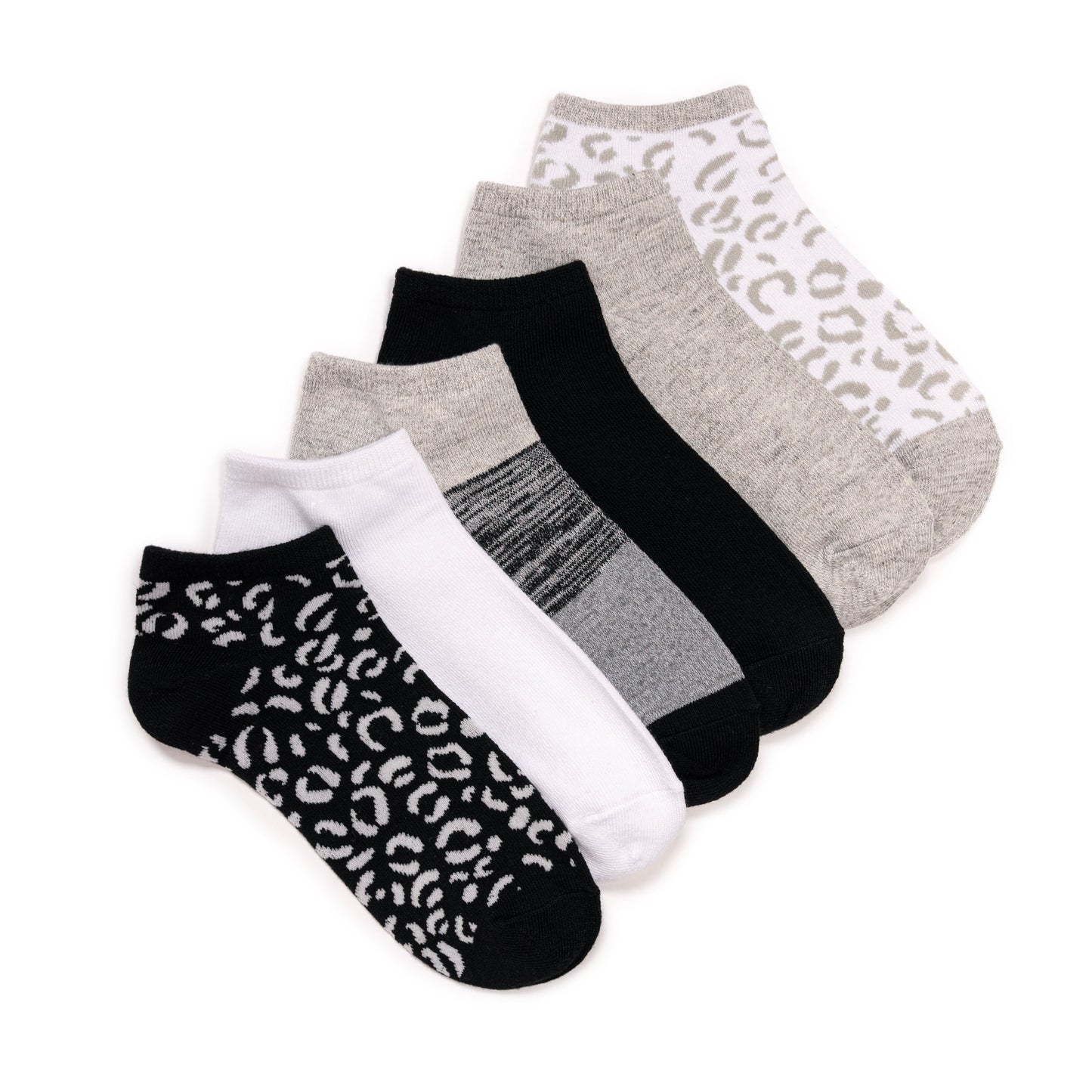 Muk Luks Low Cut Novelty Socks 6 Pack