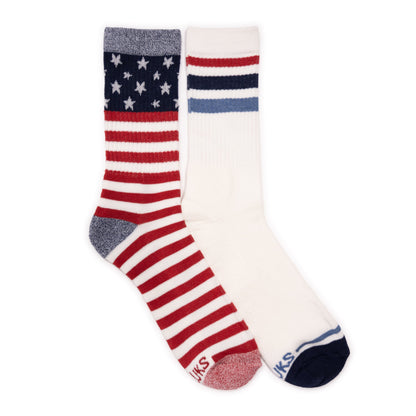 Muk Luks Unisex 2 Pack Unisex Crew Socks