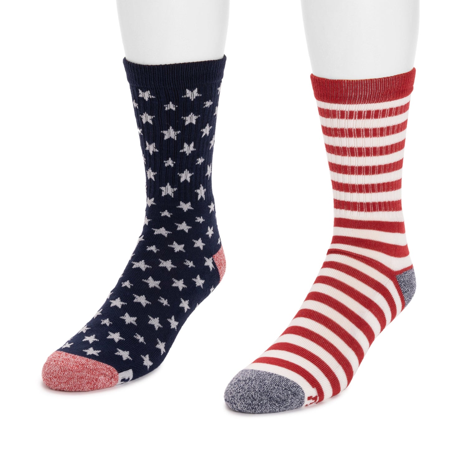 Muk Luks Unisex 2 Pack Unisex Crew Socks