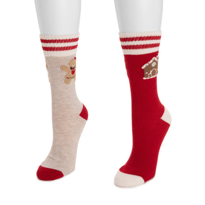 Muk Luks Novelty Cozy Socks 2 Pack