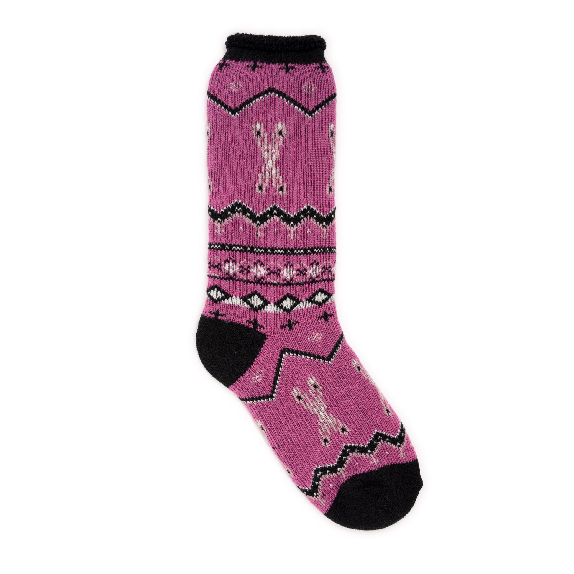 Muk Luks Novelty Heat Retainer Sock