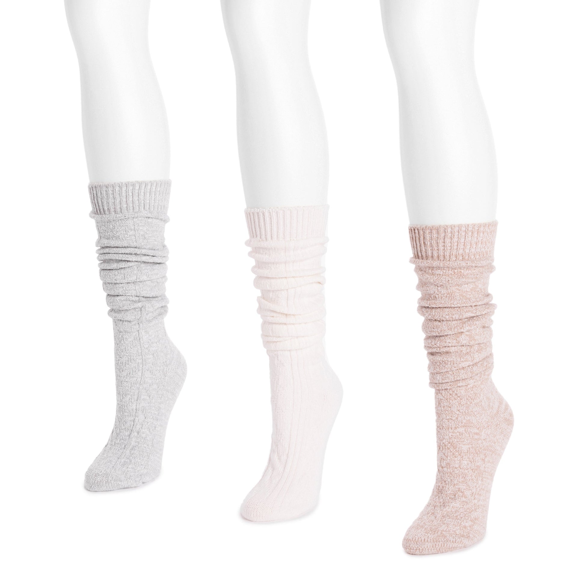 Muk Luks 3 Pair Pack Knee High Socks
