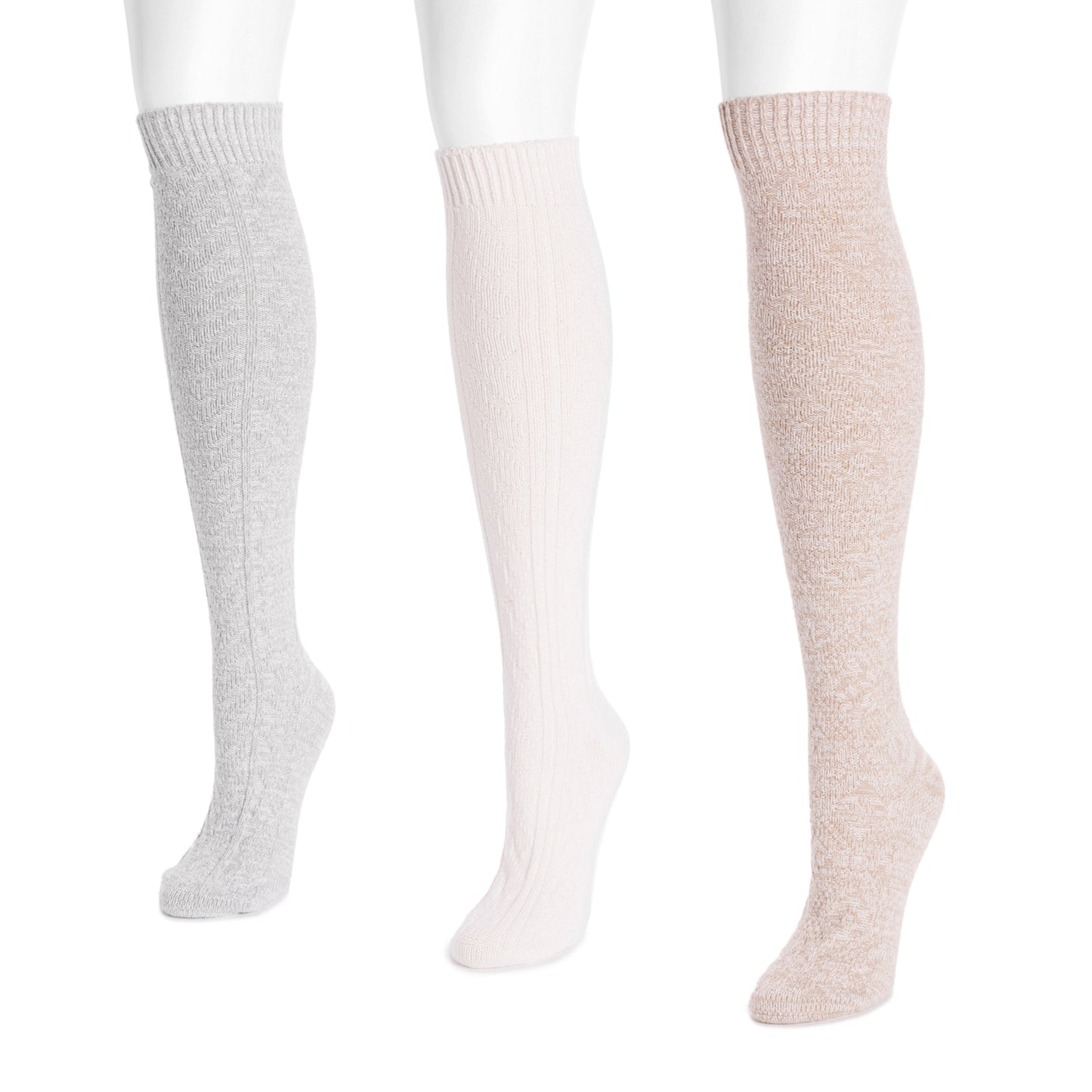 Muk Luks 3 Pair Pack Knee High Socks