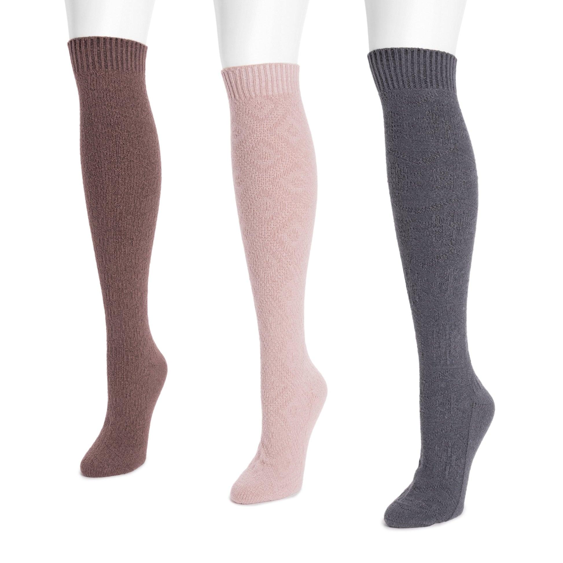 Muk Luks 3 Pair Pack Knee High Socks