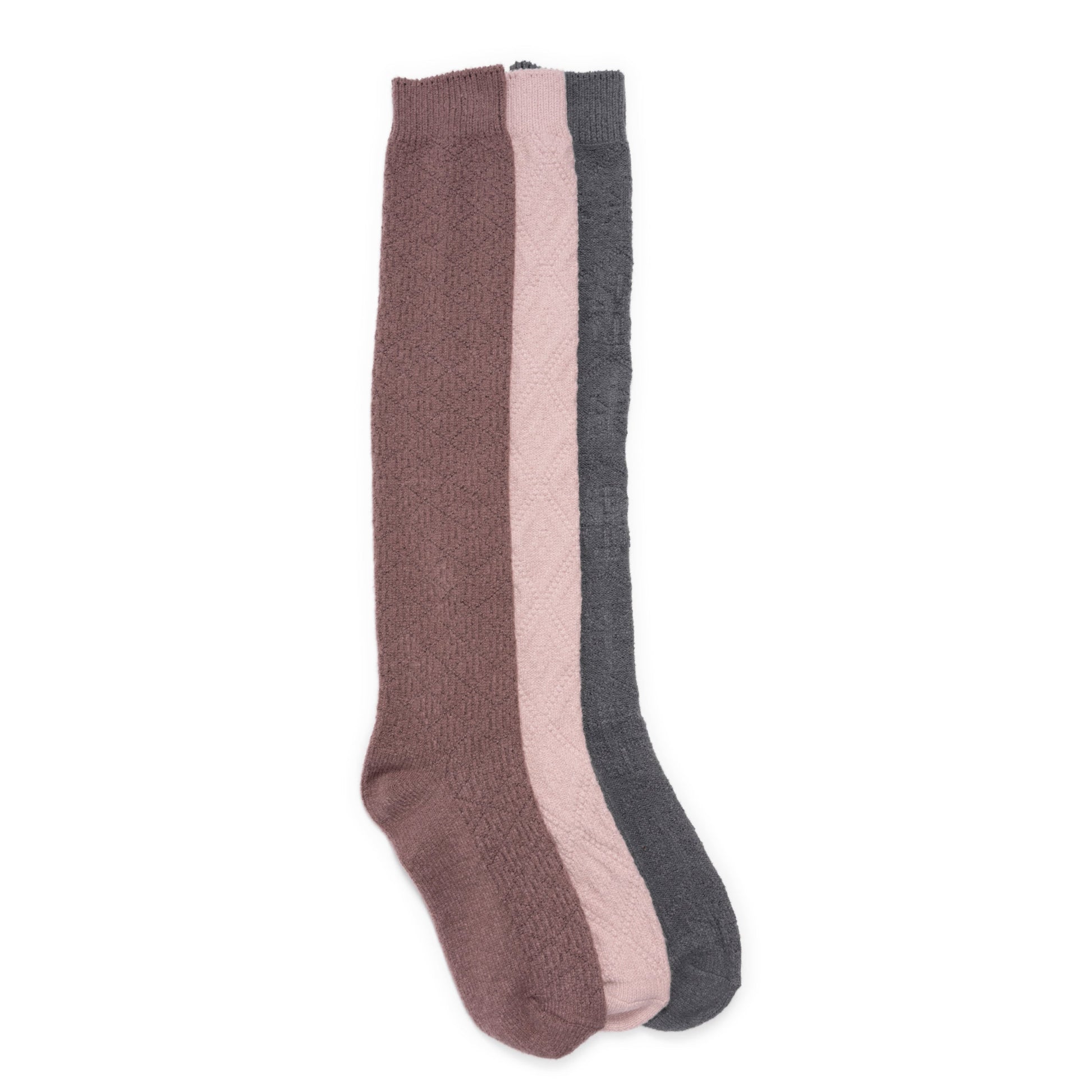 Muk Luks 3 Pair Pack Knee High Socks