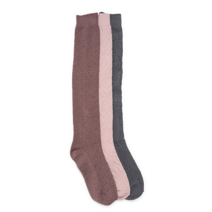 Muk Luks 3 Pair Pack Knee High Socks