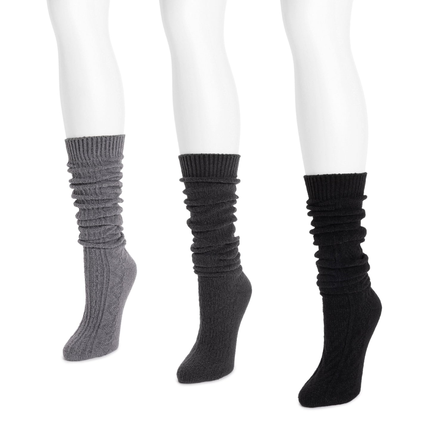 Muk Luks 3 Pair Pack Knee High Socks