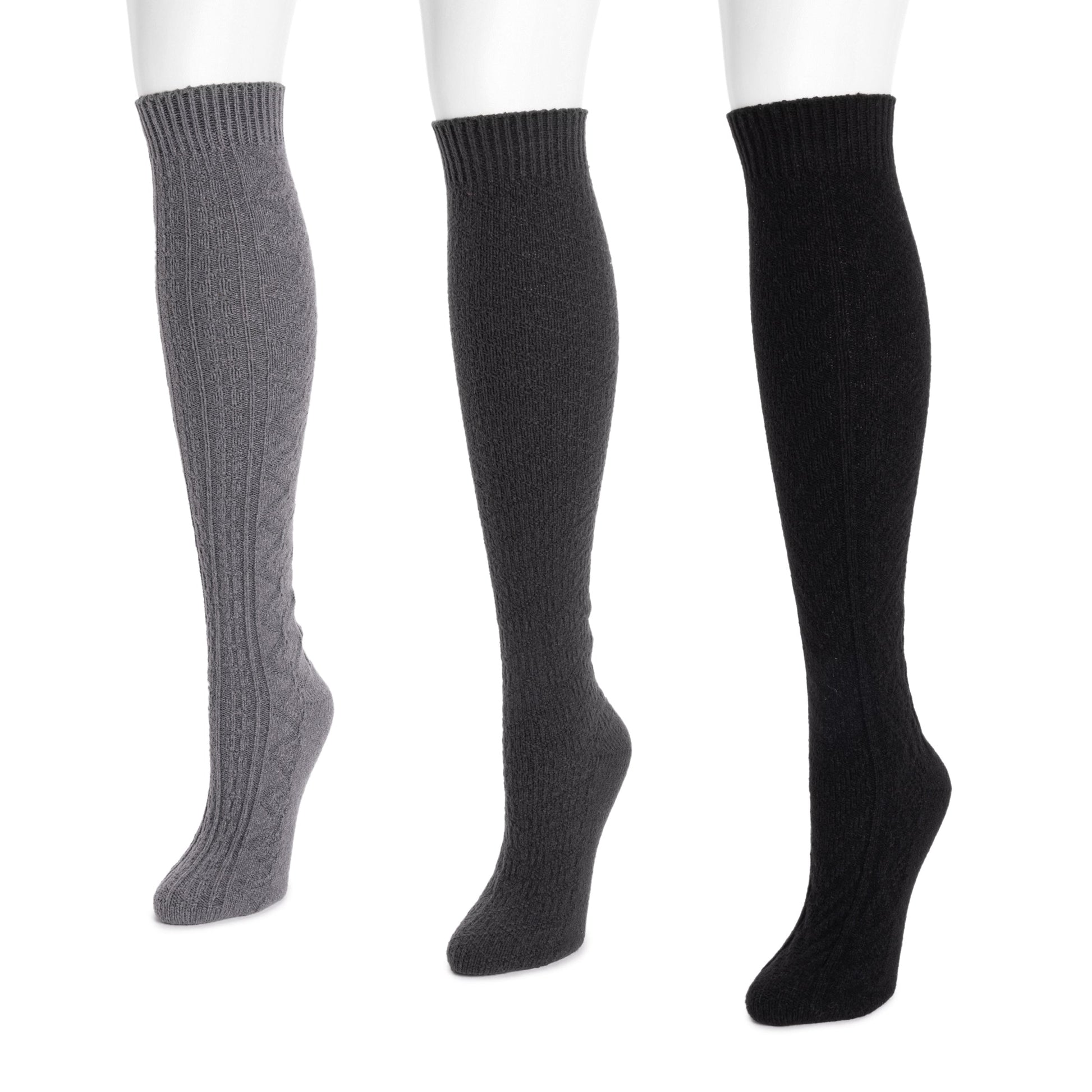 Muk Luks 3 Pair Pack Knee High Socks