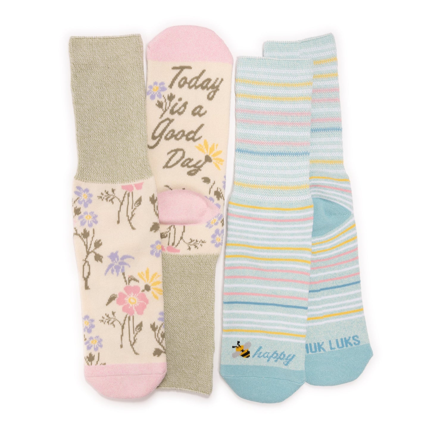 Muk Luks 2 Pack Non Binding Socks