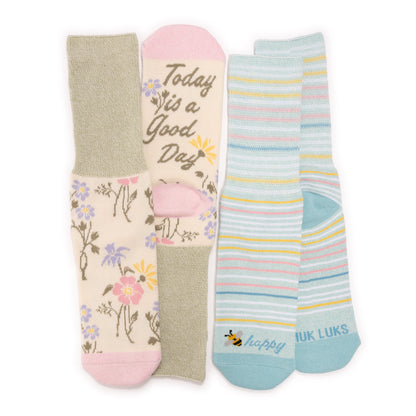 Muk Luks 2 Pack Non Binding Socks