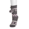 Dark Grey Purple Sweater