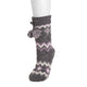 Dark Grey Purple Sweater