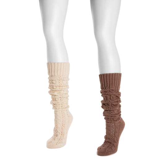 Muk Luks 2 Pair Pack Slouch Socks