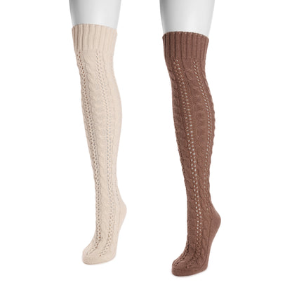 Muk Luks 2 Pair Pack Slouch Socks