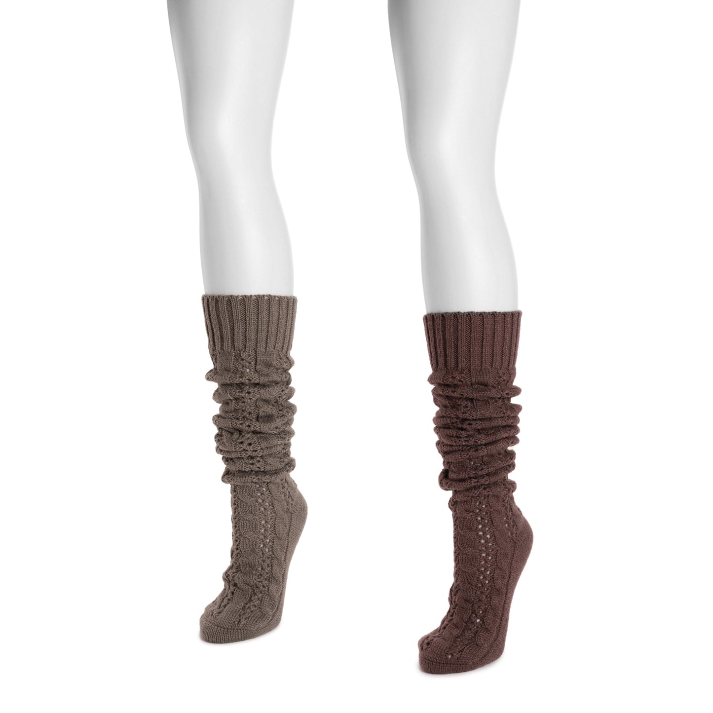 Muk Luks 2 Pair Pack Slouch Socks