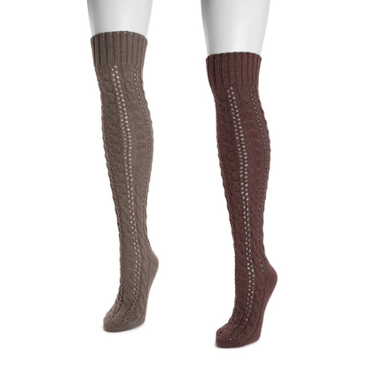 Muk Luks 2 Pair Pack Slouch Socks