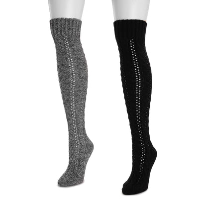 Muk Luks 2 Pair Pack Slouch Socks