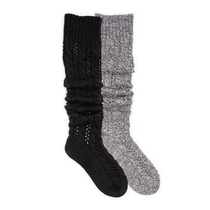 Muk Luks 2 Pair Pack Slouch Socks