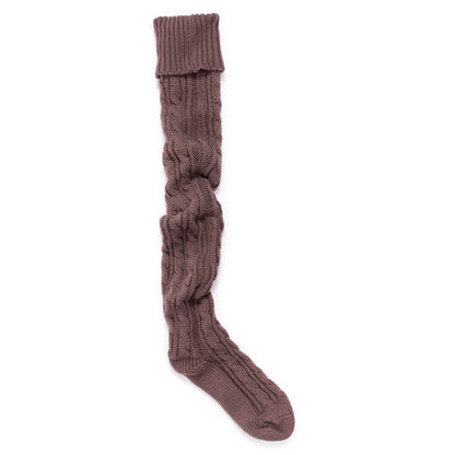 Muk Luks Chunky Cable Knit Over the Knee Socks