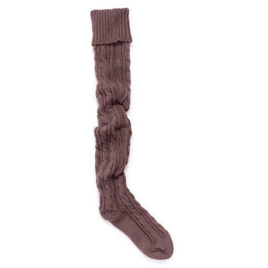 Muk Luks Chunky Cable Knit Over the Knee Socks
